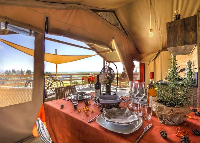 Luxe tent Glamping Diacceroni
